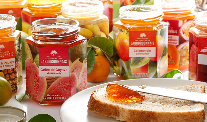 Les confitures Les Vergers de Labourdonnais 